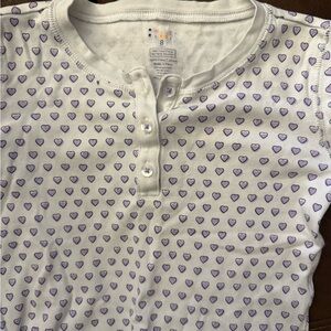 Roller Rabbit Purple Heart Pajamas - Size 8